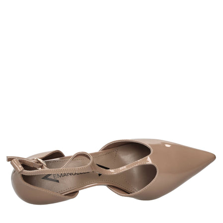 Emanuelle Vee Scarpe con Tacco Marrone da donna