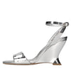 Emanuelle Vee Scarpe con Tacco Argento da donna