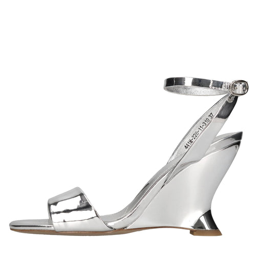 Emanuelle Vee Scarpe con Tacco Argento da donna