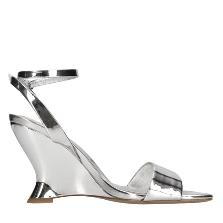Emanuelle Vee Scarpe con Tacco Argento da donna