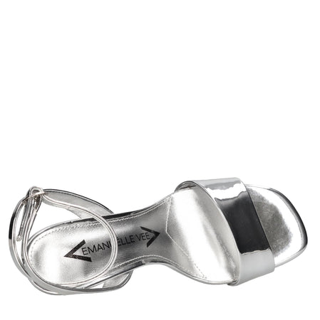 Emanuelle Vee Scarpe con Tacco Argento da donna