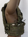 Gilet tattico verde