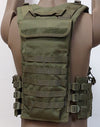 Gilet tattico verde