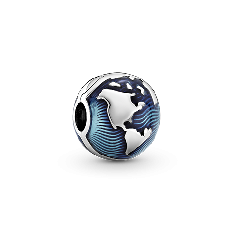 PANDORA Clip Globo blu