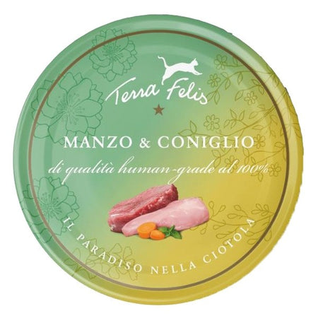 Terra Felis manzo e coniglio 80 gr