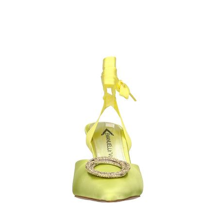 Emanuelle Vee Scarpe con Tacco Verde da donna