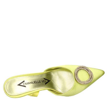 Emanuelle Vee Scarpe con Tacco Verde da donna