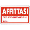 Cartello 20X30cm affittasi