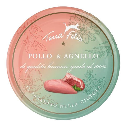 Terra Felis pollo e agnello 80 gr