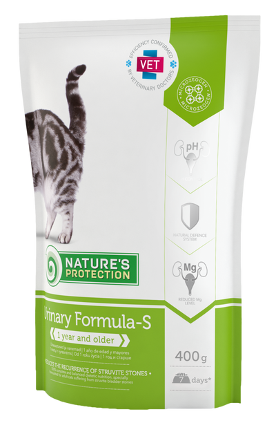 Nature's Protection Urinary Formula-S cibo secco gatti 400 gr