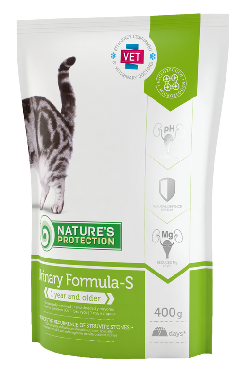 Nature's Protection Urinary Formula-S cibo secco gatti 400 gr