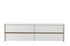 Mobile porta TV Goteborg per interno 188 x 40 x 55,5h cm