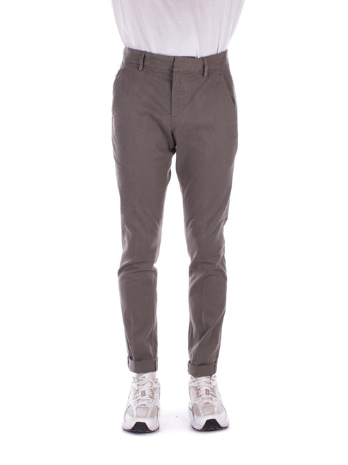 Dondup Pantaloni Tortora da uomo