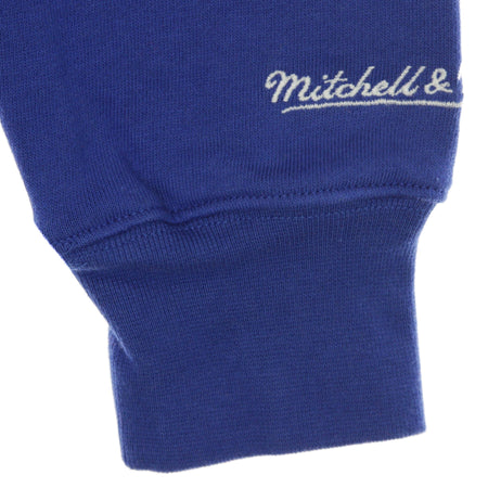 MITCHELL &amp; NESS Felpa Cappuccio Uomo Nba Head Coach Hoody Golwar Original Team Colors da uomo