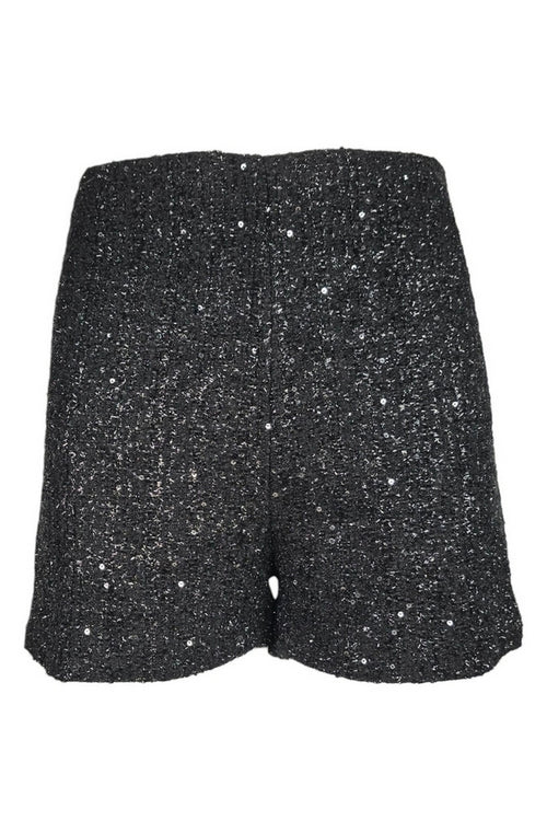 TWENTY FOUR HAITCH Pantaloncini Nero da donna