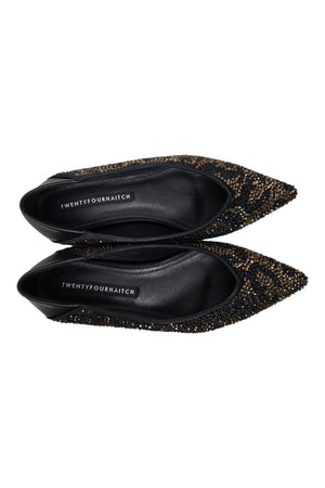 TWENTY FOUR HAITCH Scarpe basse Nero da donna