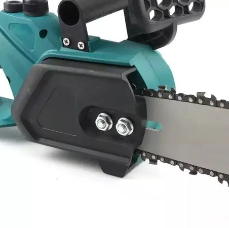 MOTOSEGA A DOPPIA BATTERIA CON LAMA DA 12" ELETTROSEGA TAGLIO 30CM con OLIATORE