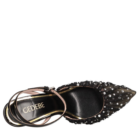 GEDEBE Scarpe con Tacco Nero da donna