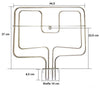 Resistenza forno doppia superiore 1000 + 1700W Electrolux 256005005