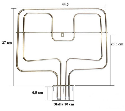 Resistenza forno doppia superiore 1000 + 1700W Electrolux 256005005