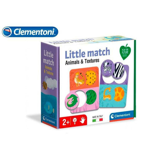 Clementoni Little Match Puzzle Ad Incastro Tema Animali Gioco Per Bambini 2+