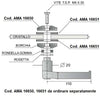Maniglia trattore universale destra chiusura finestrino
