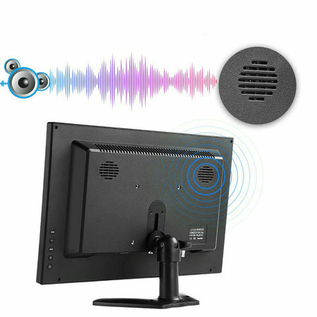 Monitor HDMI VGA Schermo LCD TFT 13.3 POLLICI 1080p Altoparlante BNC USB RCA