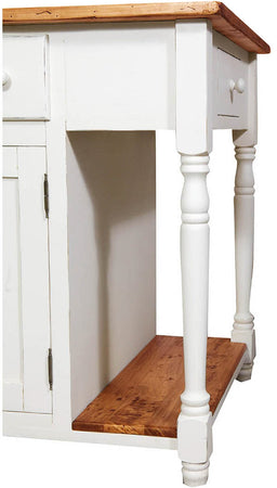 Biscottini Banco Lavoro Biscottini Bifacciale Tiglio 130x80x88 Anticato Naturale Made Italy