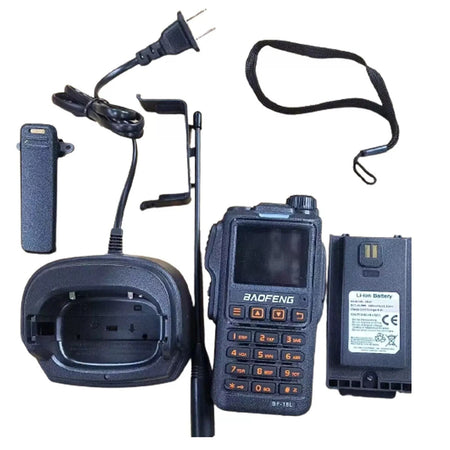 BAOFENG BF-18L radio bidirezionale TFT doppia banda ricaricabile walkie talkie 5W