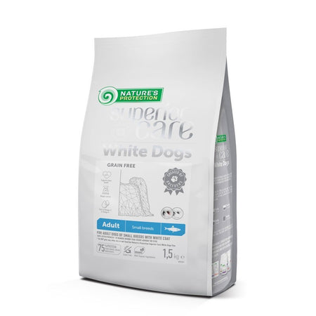 Nature's Protection White Dog grain-free Adult Small breed Aringa 1.5 kg