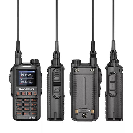 BAOFENG BF-18L radio bidirezionale TFT doppia banda ricaricabile walkie talkie 5W