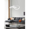 Lampadario Led A Effetto Cristallo Intrecciato 40w Luce 6500k 3000k 4000k Lp-25b