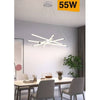 Lampadario Led Moderno 55w A Sospensione A Raggi Luce Fredda Calda Naturale A05-o