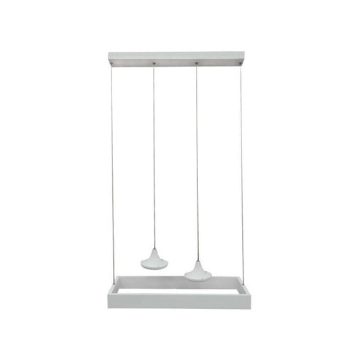 Lampadario Led Moderno Minimal Lampada Sospensione 40w Luce Calda Naturale Lp-08b