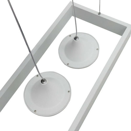 Lampadario Led Moderno Minimal Lampada Sospensione 40w Luce Calda Naturale Lp-08b