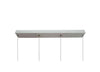 Lampadario Led Moderno Minimal Lampada Sospensione 40w Luce Calda Naturale Lp-08b