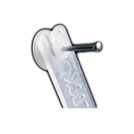 Chiodo con gancio appendi quadri di colore bianco