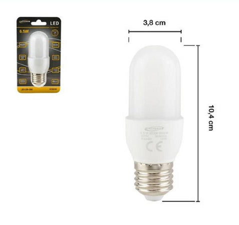 Lampadina Led E27 6,5watt Luce 6500k 3000k 4000k Lampada 580lm Illuminazione C38