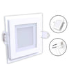 Pannello Led Slim Incasso Bordo In Vetro 6 W Cct 3 Colorazioni Di Luce P-75e-q3c
