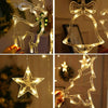 Luci Tende Led 12 Lampade Campane Alberi Natale Decorazioni A Corrente Bianco Caldo