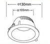 Faretto Smd Led Da Incasso Rotondo 12 Watt 1100 Lumen Luce 4000k 6500k Gl-ag12