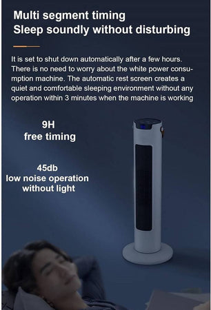 Termoventilatore Stufetta Elettrica Ceramico Caldo Oscillazione 60° 3 Modalità