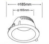 Faretto Smd Led Da Incasso Rotondo 30w 3000lumen Luce Bianca 6500k 4000k Gl-ag30