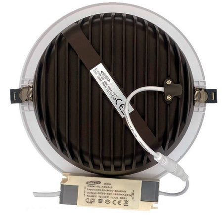Faretto Smd Led Da Incasso Rotondo 30w 3000lumen Luce Bianca 6500k 4000k Gl-ag30