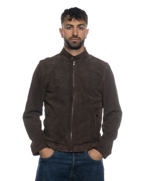 U010 - Giacca Uomo Nabuk in vera pelle
