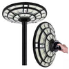 LAMPIONE SOLARE LED UFO 5000W FARO LUCE SENSORE CREPUSCOLARE E MOVIMENTO IP66 LM