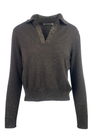 la Fileria Maglie Marrone da donna