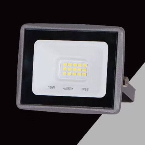 Faretto Led Faro 10watt 900 Lm Ip65 Grigio Luce Naturale Calda Fredda Ek02-10w-g