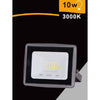 Faretto Led Faro 10watt 900 Lm Ip65 Grigio Luce Naturale Calda Fredda Ek02-10w-g