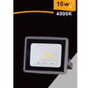 Faretto Led Faro 10watt 900 Lm Ip65 Grigio Luce Naturale Calda Fredda Ek02-10w-g